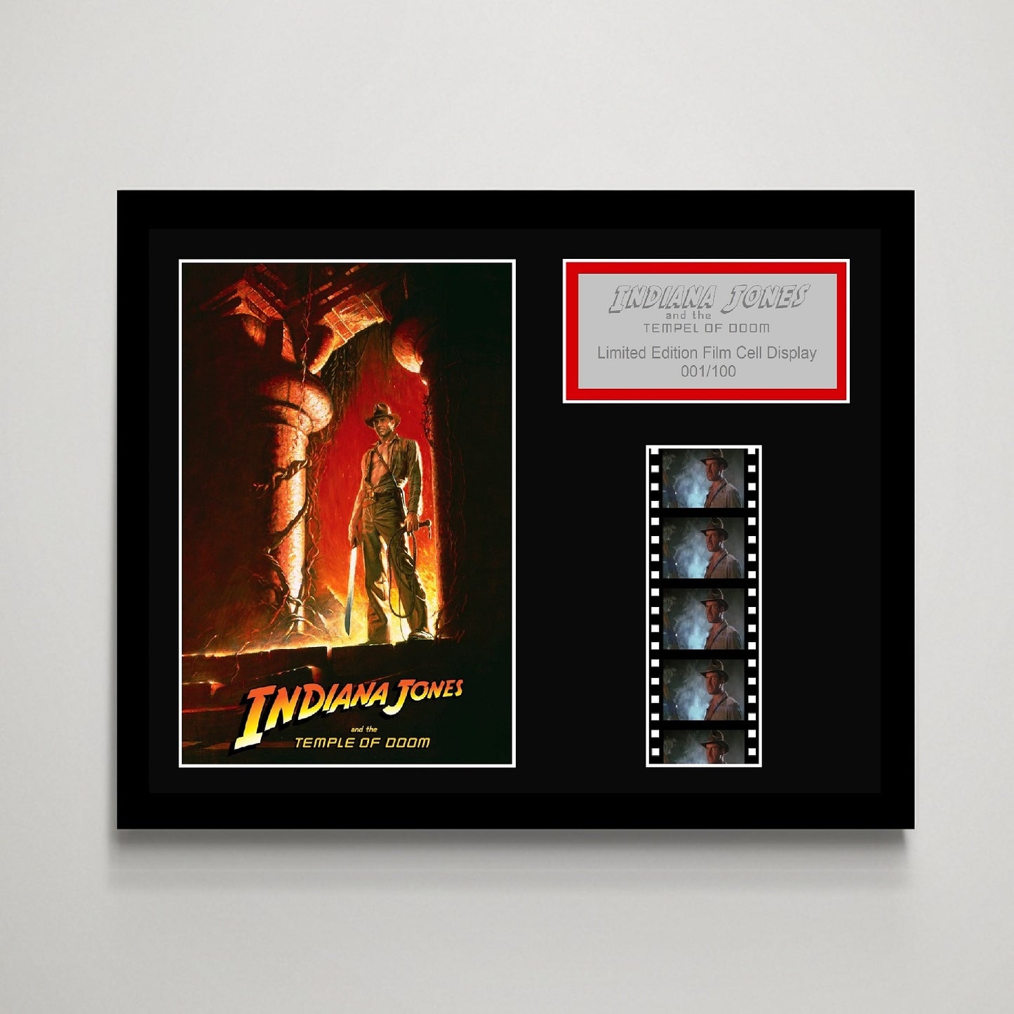 Indiana Jones: Temple of Doom Small Film Cell Display