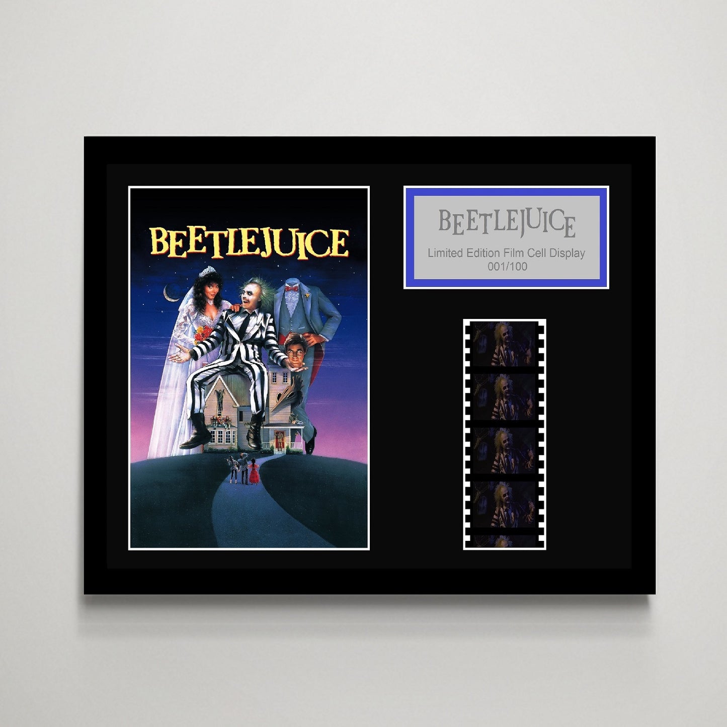 Beetlejuice Small Film Cell Display