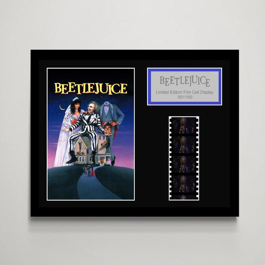 Beetlejuice Small Film Cell Display