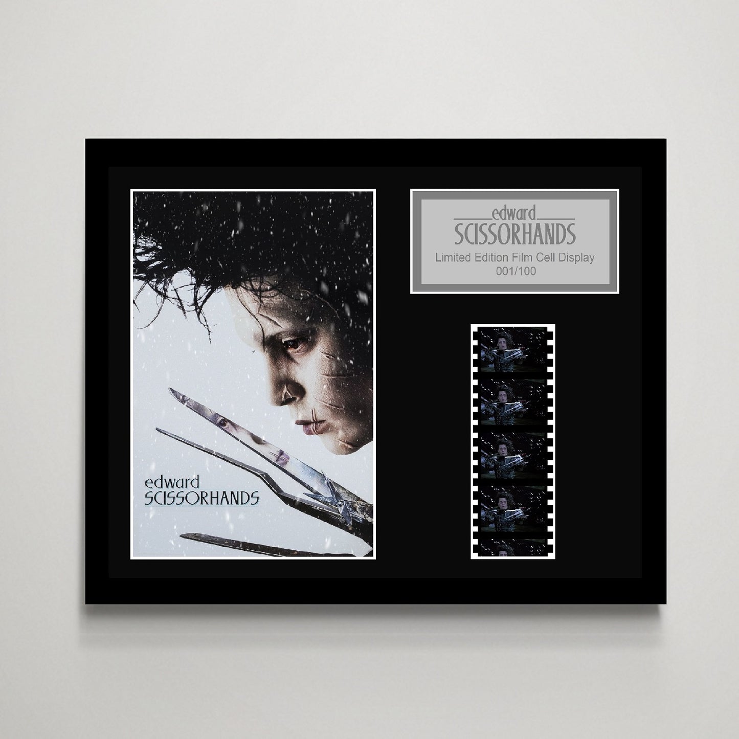 Edward Scissorhands Small Film Cell Display