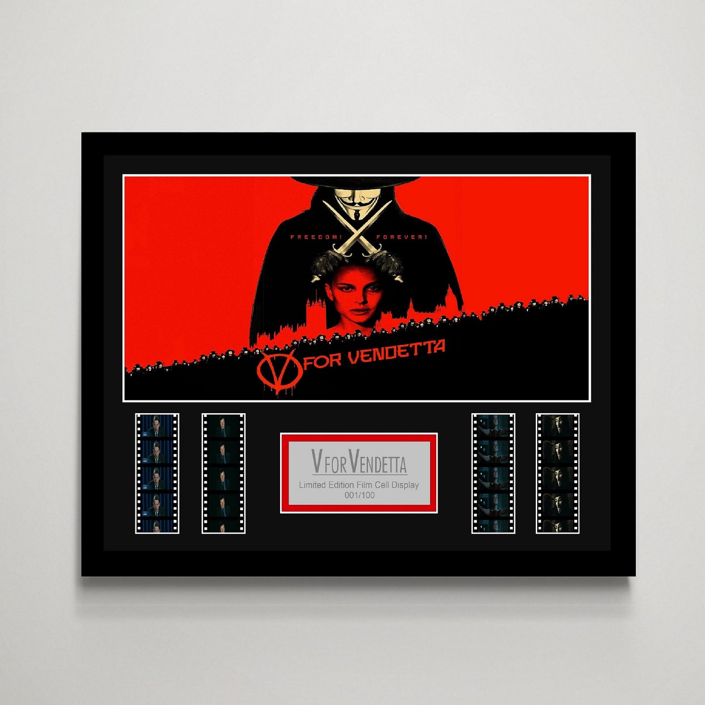 V For Vendetta Large Film Cell Display