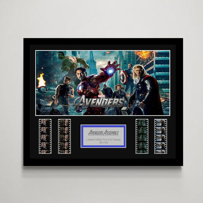 Avengers Assemble Large Film Cell Display