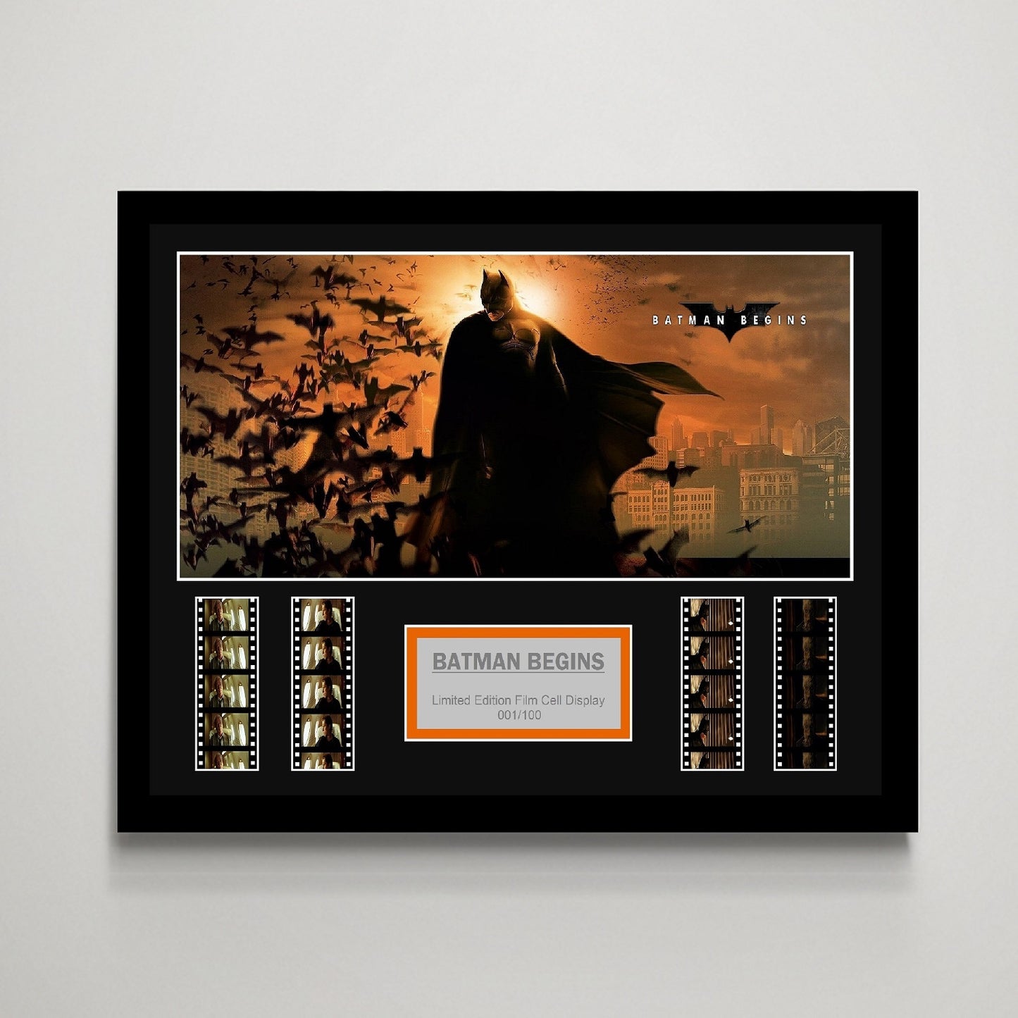 Batman Begins Large Film Cell Display