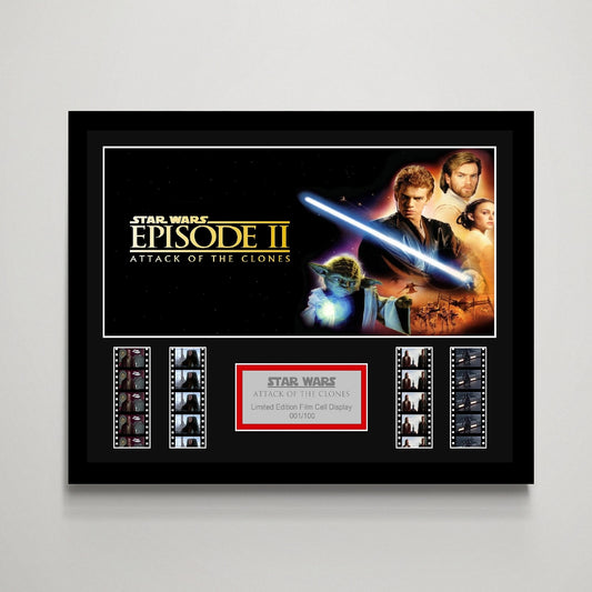 Star Wars: Attack Of The Clones Large Film Cell Display