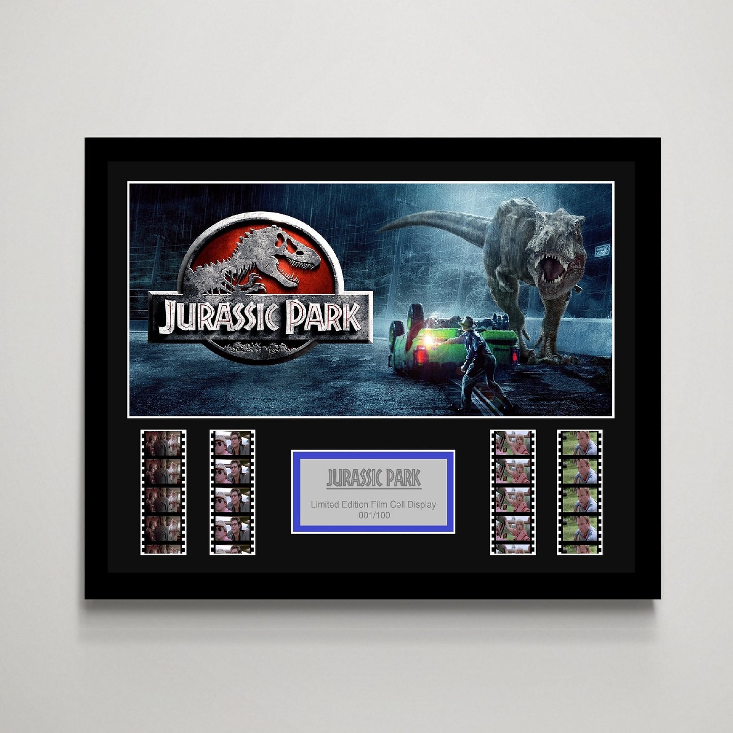 Jurassic Park Large Film Cell Display