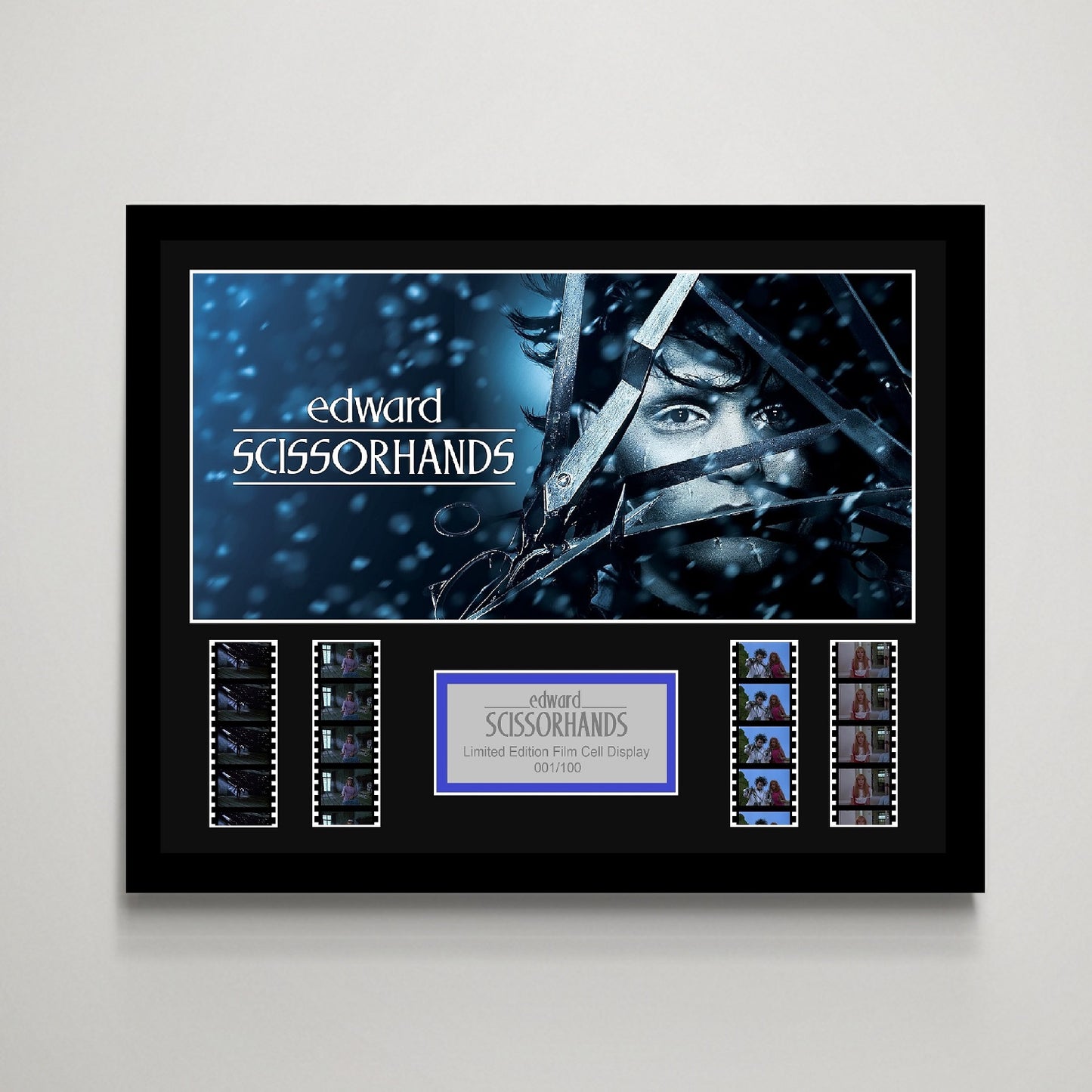 Edward Scissorhands Large Film Cell Display