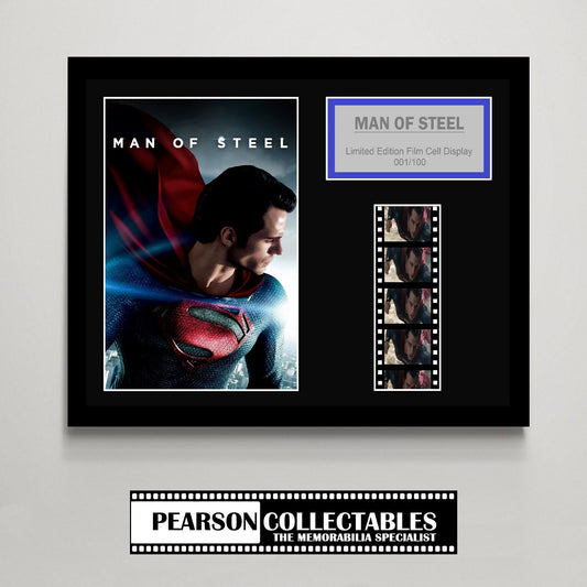 Man Of Steel Small Film Cell Display