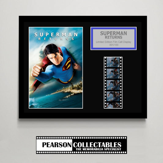 Superman Returns Small Film Cell Display