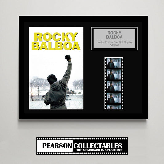 Rocky Balboa Small Film Cell Display