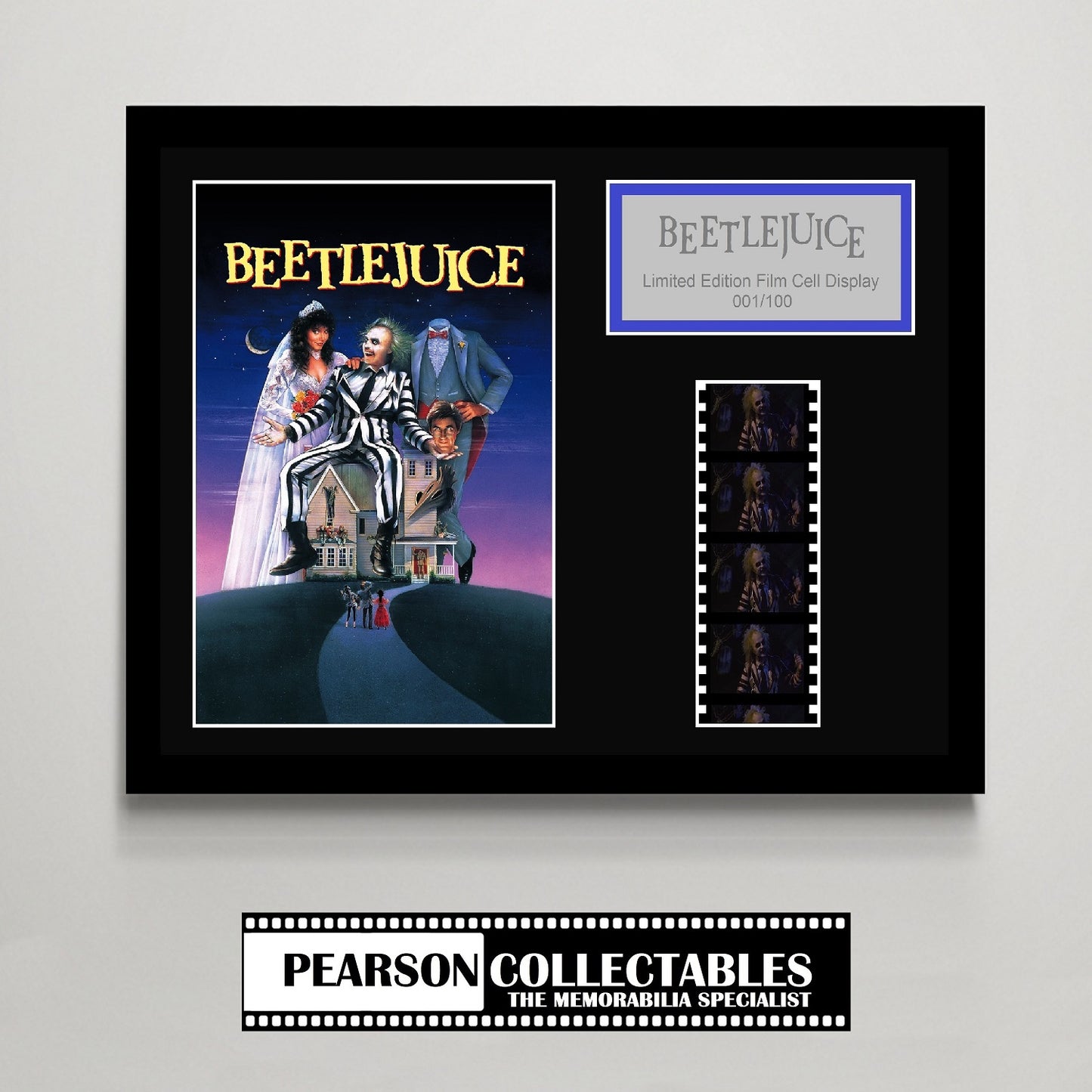 Beetlejuice Small Film Cell Display