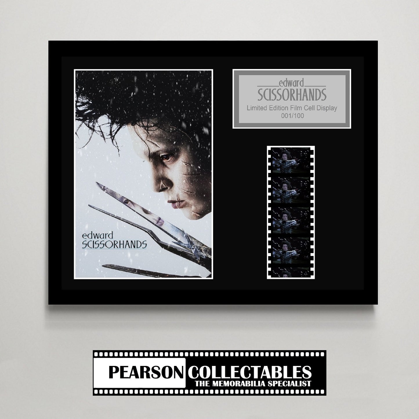 Edward Scissorhands Small Film Cell Display