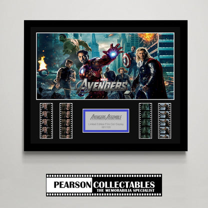 Avengers Assemble Large Film Cell Display