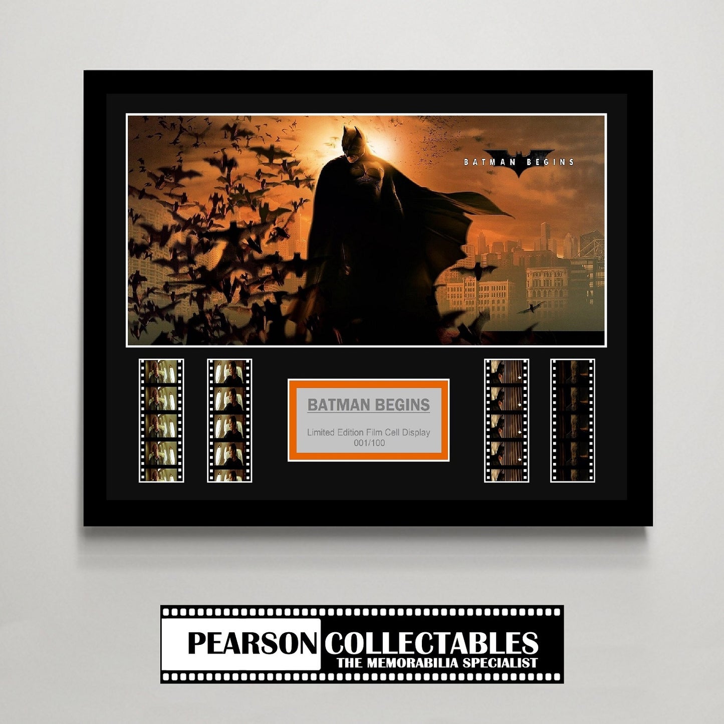 Batman Begins Large Film Cell Display