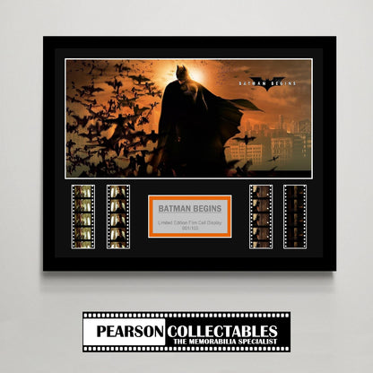 Batman Begins Large Film Cell Display