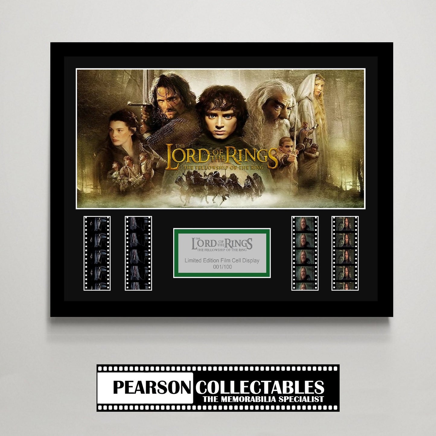 Lord Of The Rings: The Fellowship Of The Ring Large Film Cell Display