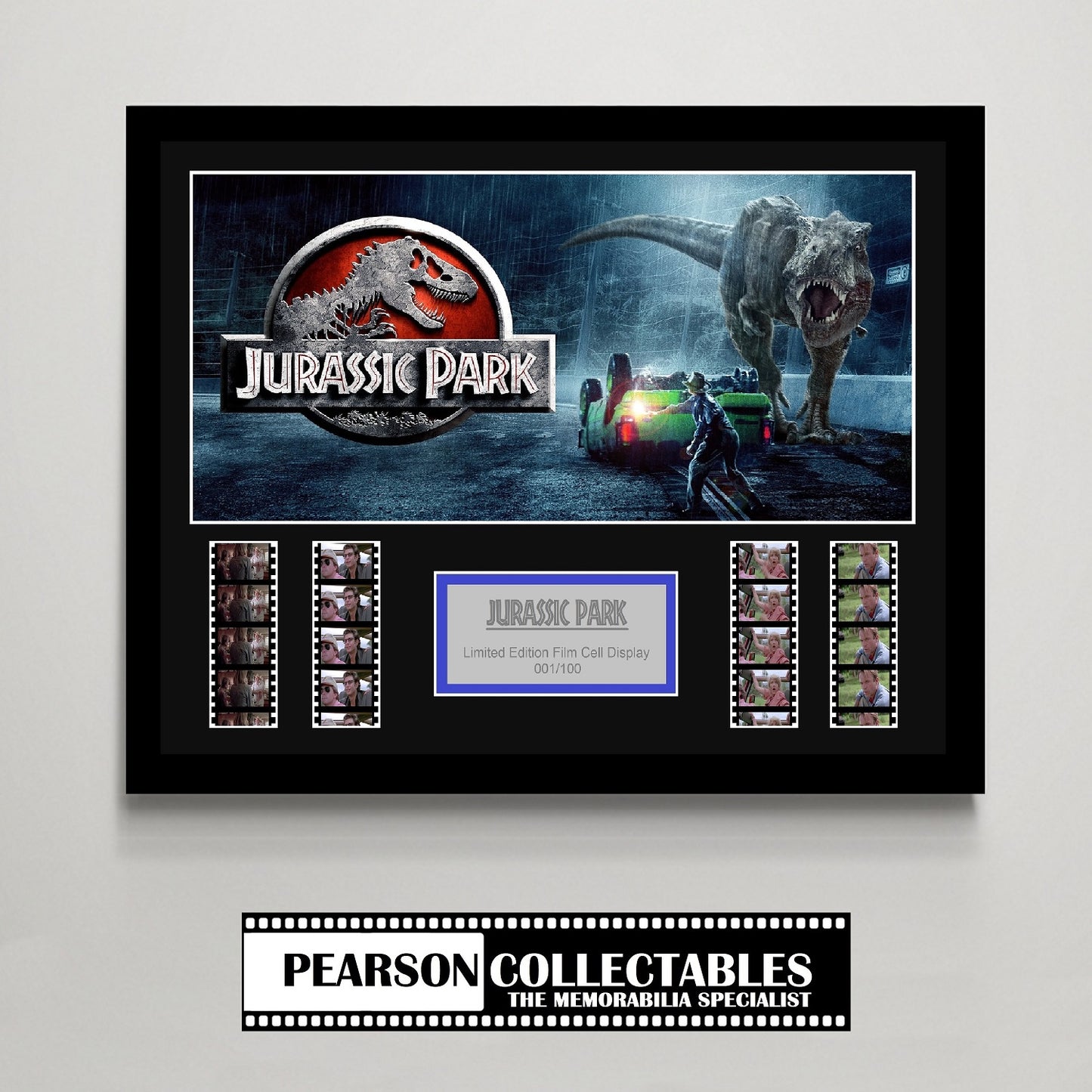 Jurassic Park Large Film Cell Display
