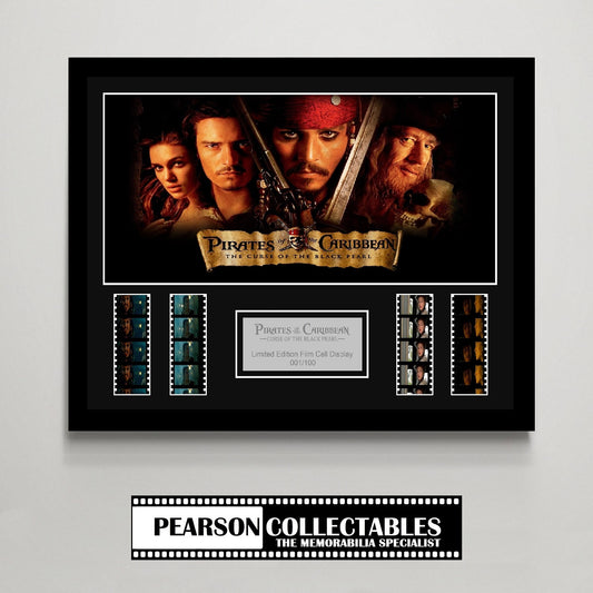 Pirates Of The Caribbean: Curse Of The Black Pearl Large Film Cell Display