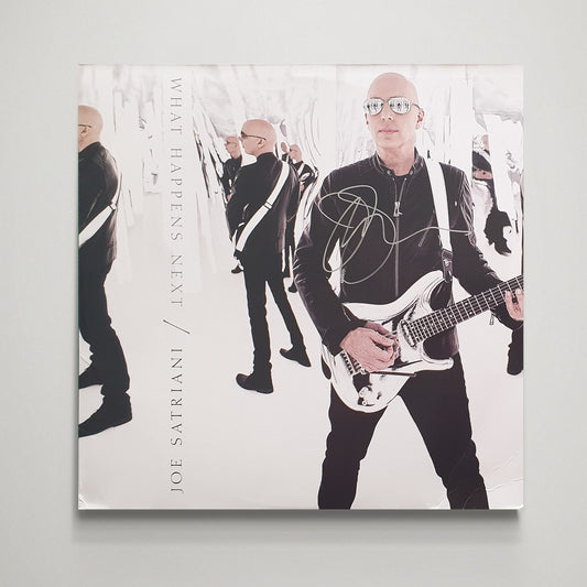 Joe Satriani Signed 'What Happens Next' LP