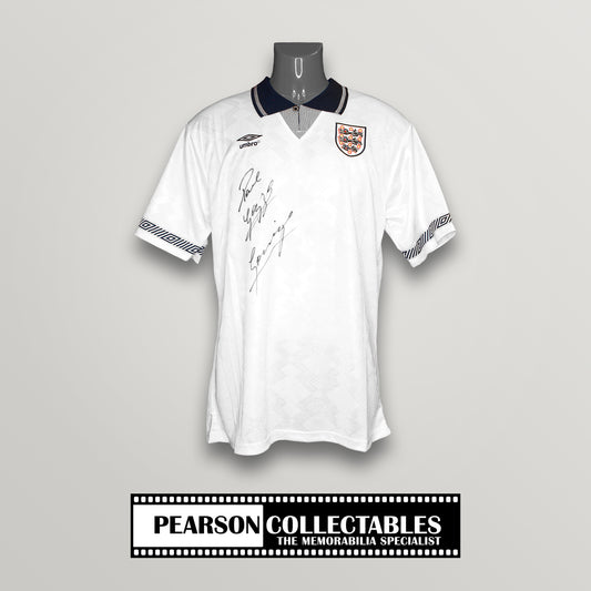 Paul Gascoigne Signed 'England - Italia 90' Football Shirt