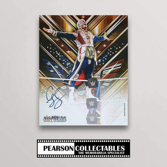 Cody Rhodes Signed WWE 11x14'' Photo
