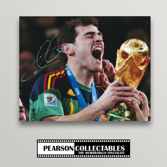 Iker Casillas Signed Spain 8x10'' Photo