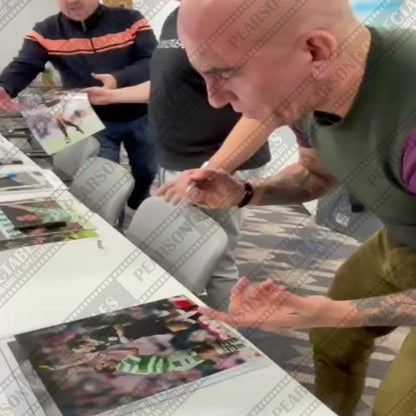 Paolo Di Canio Signed Celtic 11x14'' Photo