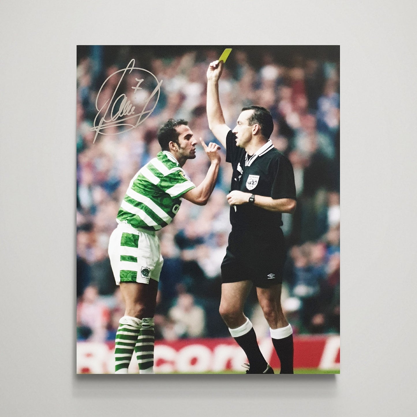 Paolo Di Canio 'Celtic' Autograph Photo