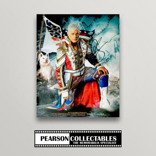 Cody Rhodes Signed WWE 11x14'' Photo