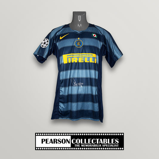 Adriano Signed Inter Milan 2004/05 Away Football Shirt