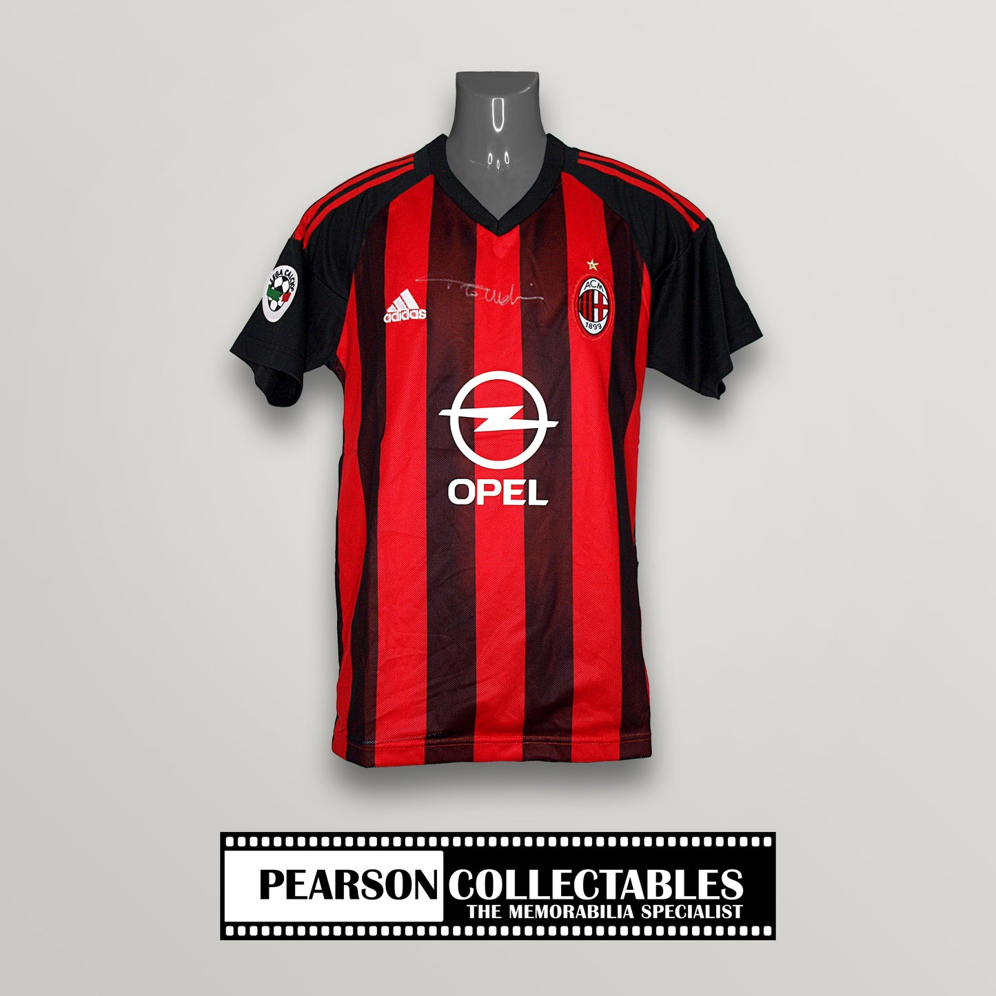 Paolo Maldini Signed AC Milan 2000/01 Home Football Shirt