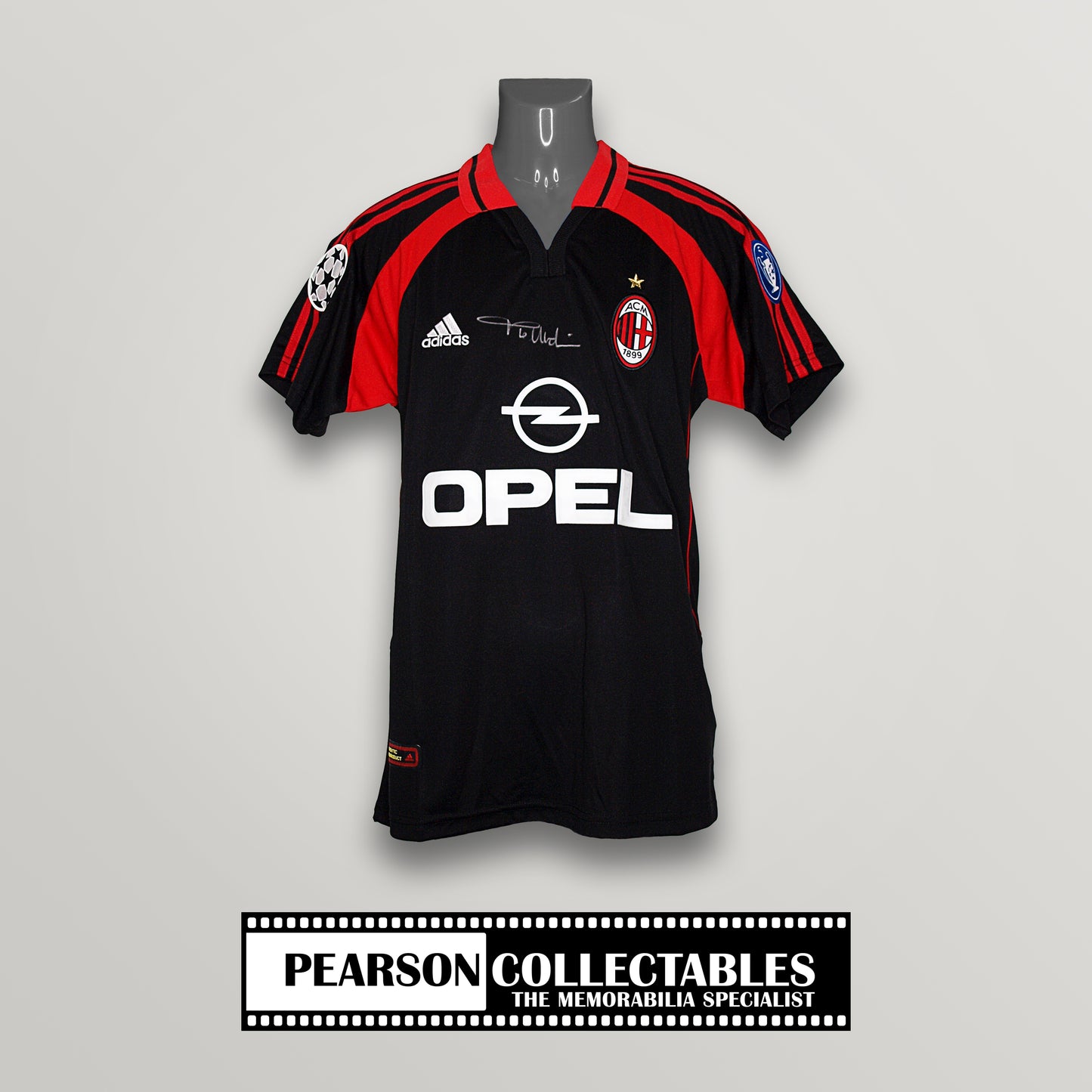 Paolo Maldini Signed AC Milan 2000/01 3rd Football Shirt