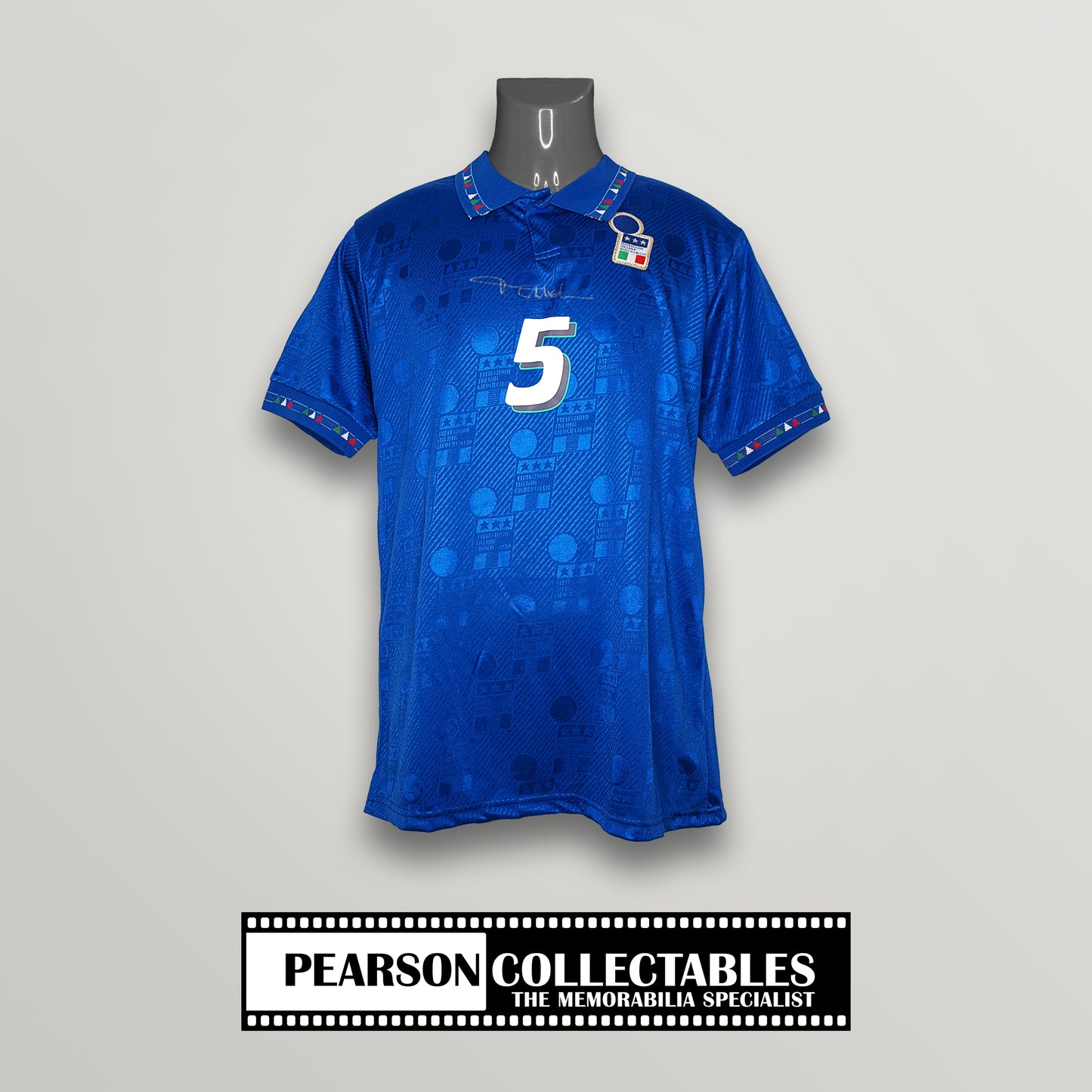 Paolo Maldini Signed Italy 1994/95 Home Football Shirt