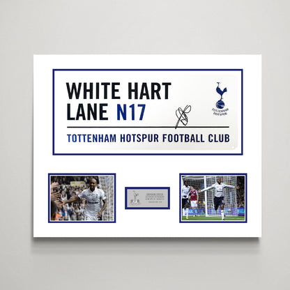 Jermain Defoe 'Tottenham Hotspur' Autographed Street Sign Display