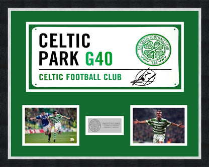 Paolo Di Canio 'Celtic' Autograph Road Sign