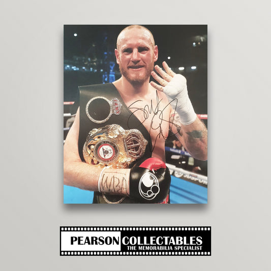 George Groves Signed 11x14'' Photo