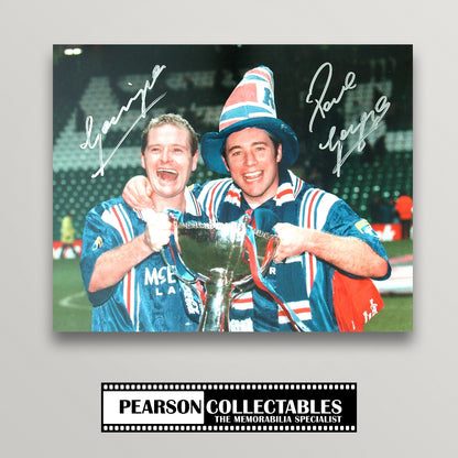 Paul Gascoigne Signed Rangers 11x14'' Photo