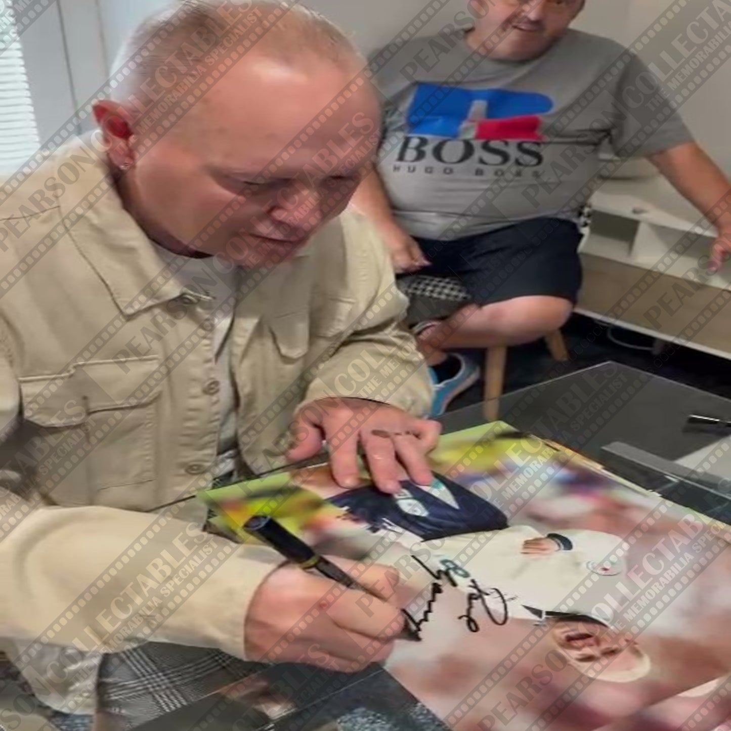 Paul Gascoigne Signed Euro 96 11x14'' Photo