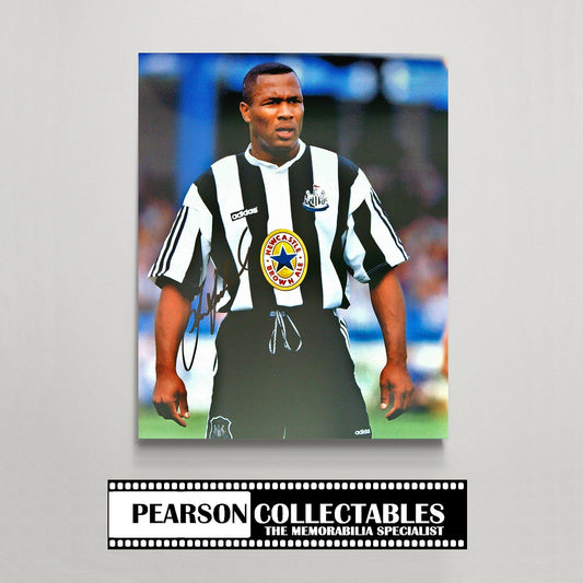 Les Ferdinand Signed Newcastle United 11x14'' Photo