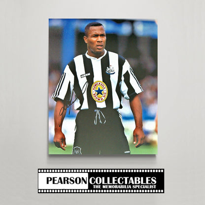 Les Ferdinand Signed Newcastle United 11x14'' Photo
