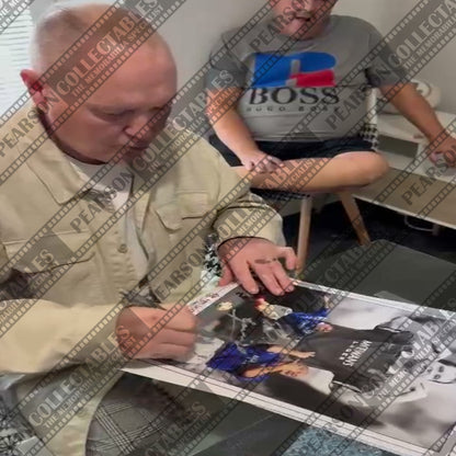 Paul Gascoigne Rangers Signed Montage