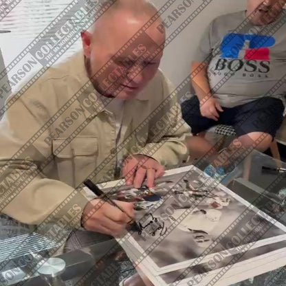 Paul Gascoigne England - Euro 96 Signed Montage