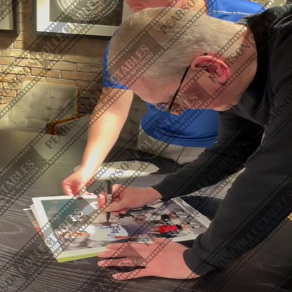 Terry Butcher England - Italia 90 Signed Montage