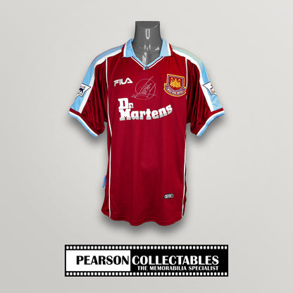 Paolo Di Canio Signed West Ham United 1999/01 Home Football Shirt