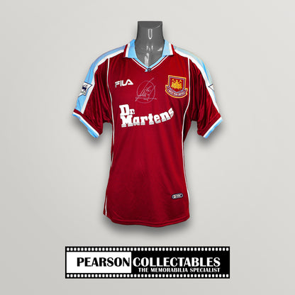 Paolo Di Canio Signed West Ham United 1999/01 Home Football Shirt