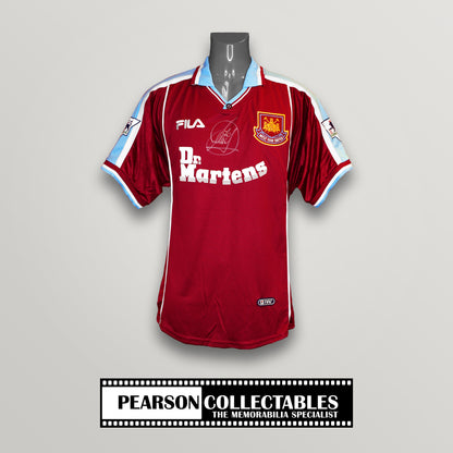 Paolo Di Canio Signed West Ham United 1999/01 Home Football Shirt