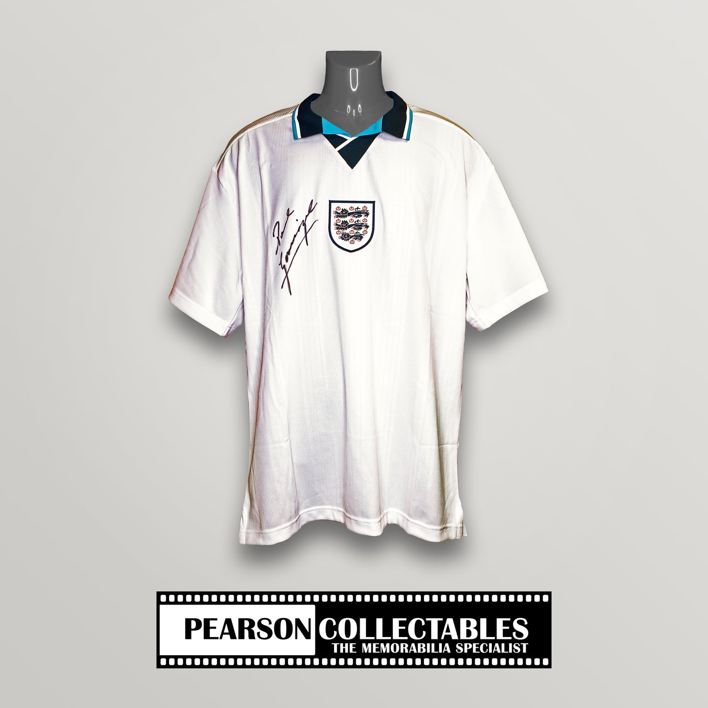 Paul Gascoigne Signed 'England - Euro 96' Football Shirt