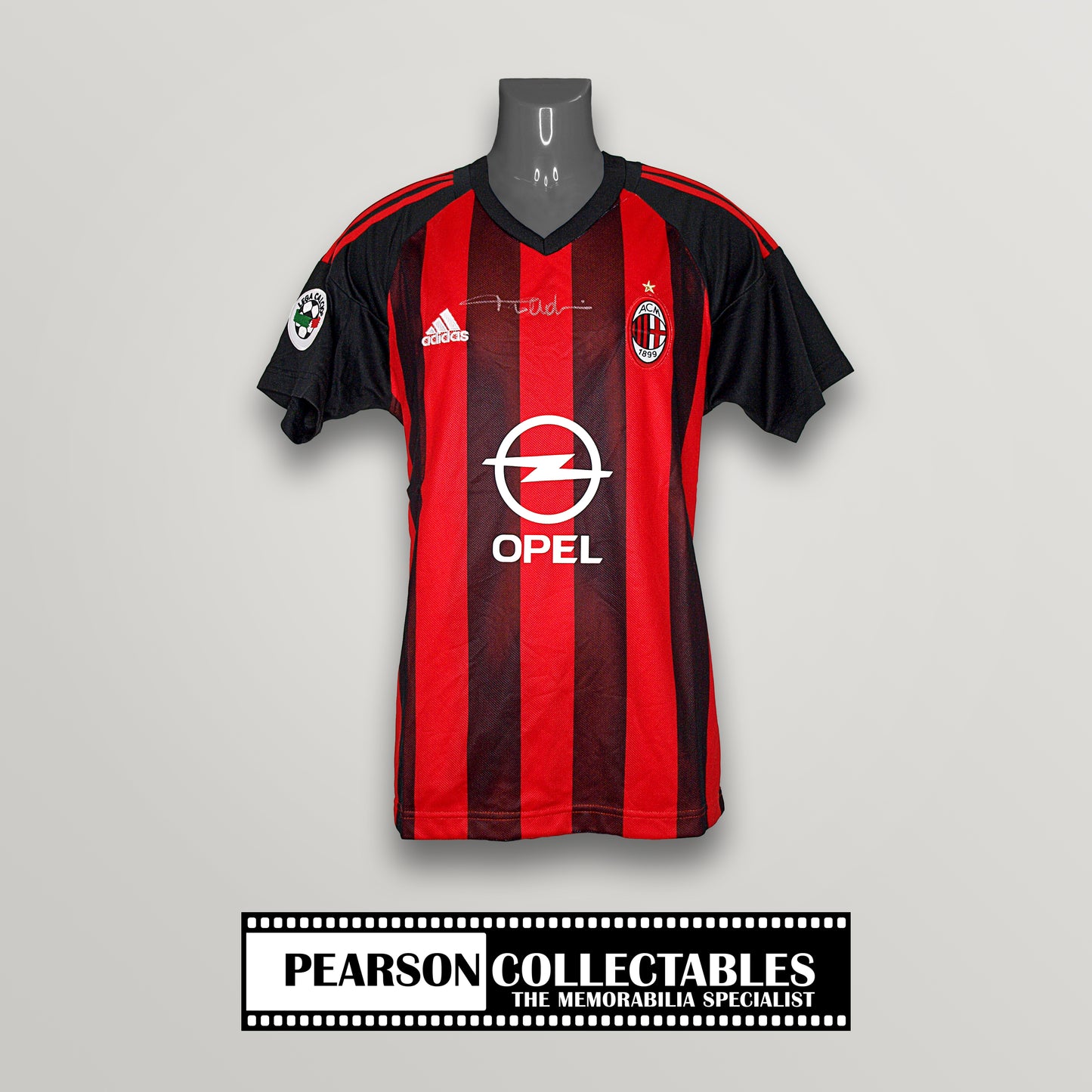 Paolo Maldini Signed AC Milan 2000/01 Home Football Shirt