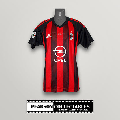 Paolo Maldini Signed AC Milan 2000/01 Home Football Shirt