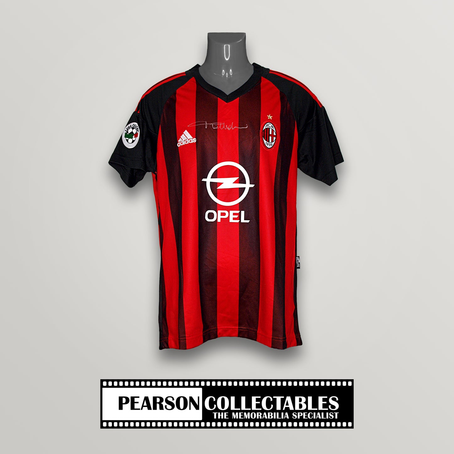 Paolo Maldini Signed AC Milan 2000/01 Home Football Shirt