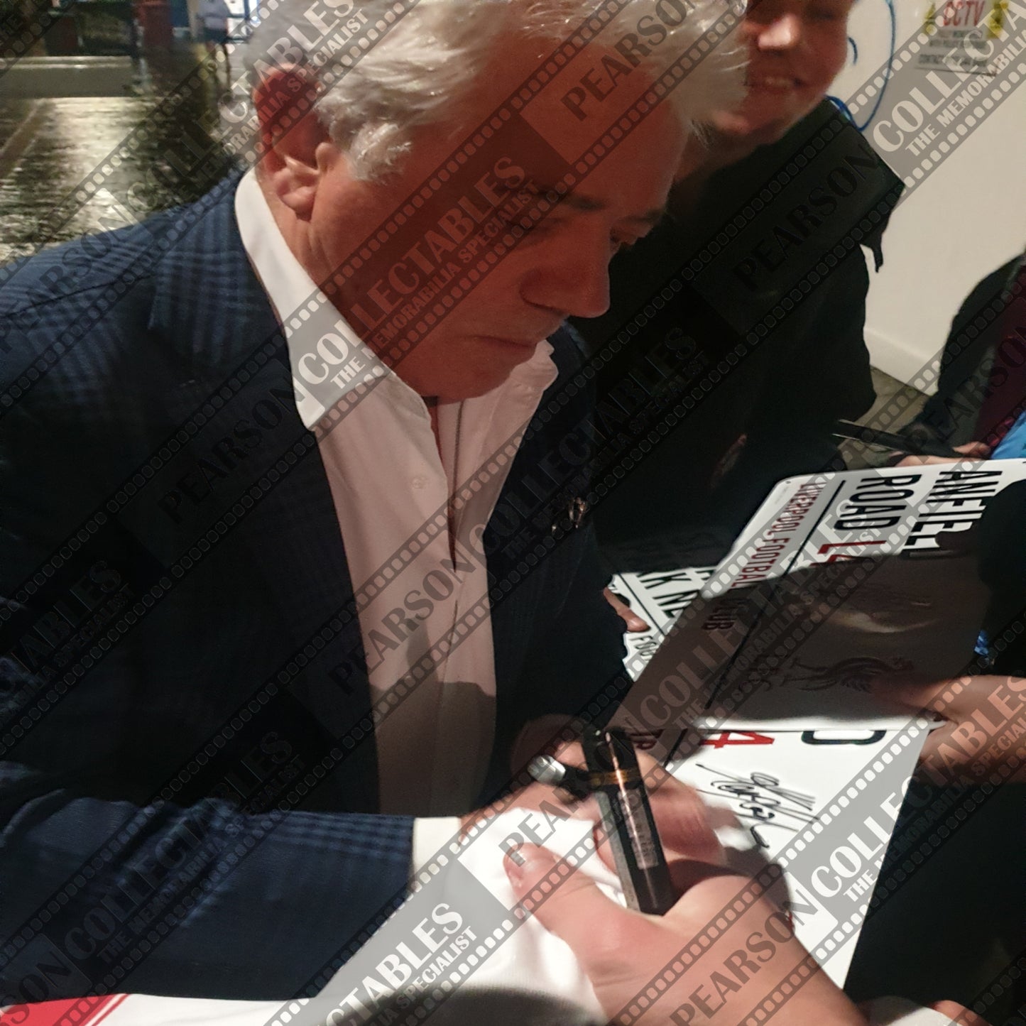 Kevin Keegan 'Liverpool' Autographed Street Sign Display